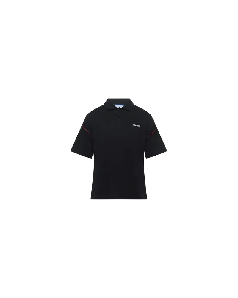 KOCHÉ TOPS - Poloshirtsauf YOOX.COM Schwarz