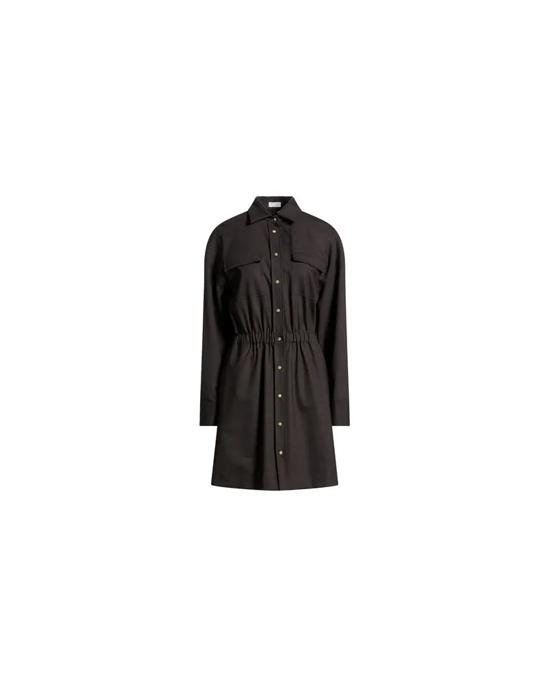 Brunello Cucinelli KLEIDER - Mini-Kleiderauf YOOX.COM Braungrau