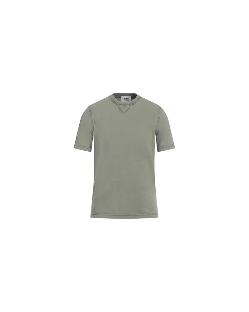 Alpha Studio TOPS - T-shirtsauf YOOX.COM Salbeigrün