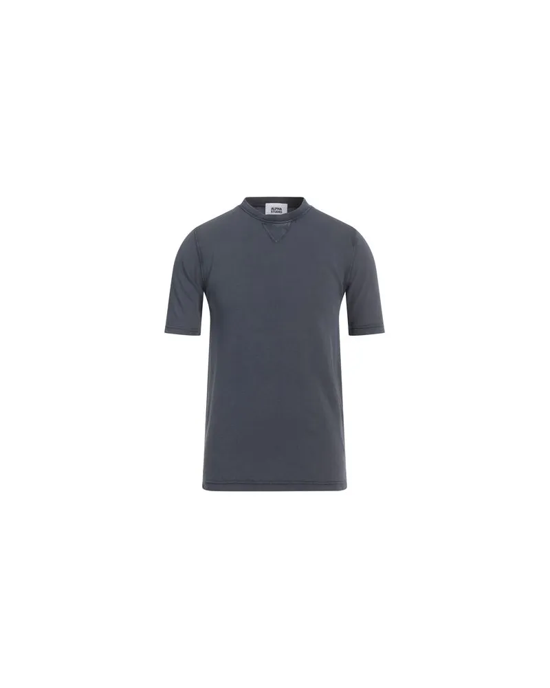 Alpha Studio TOPS - T-shirtsauf YOOX.COM Taubenblau