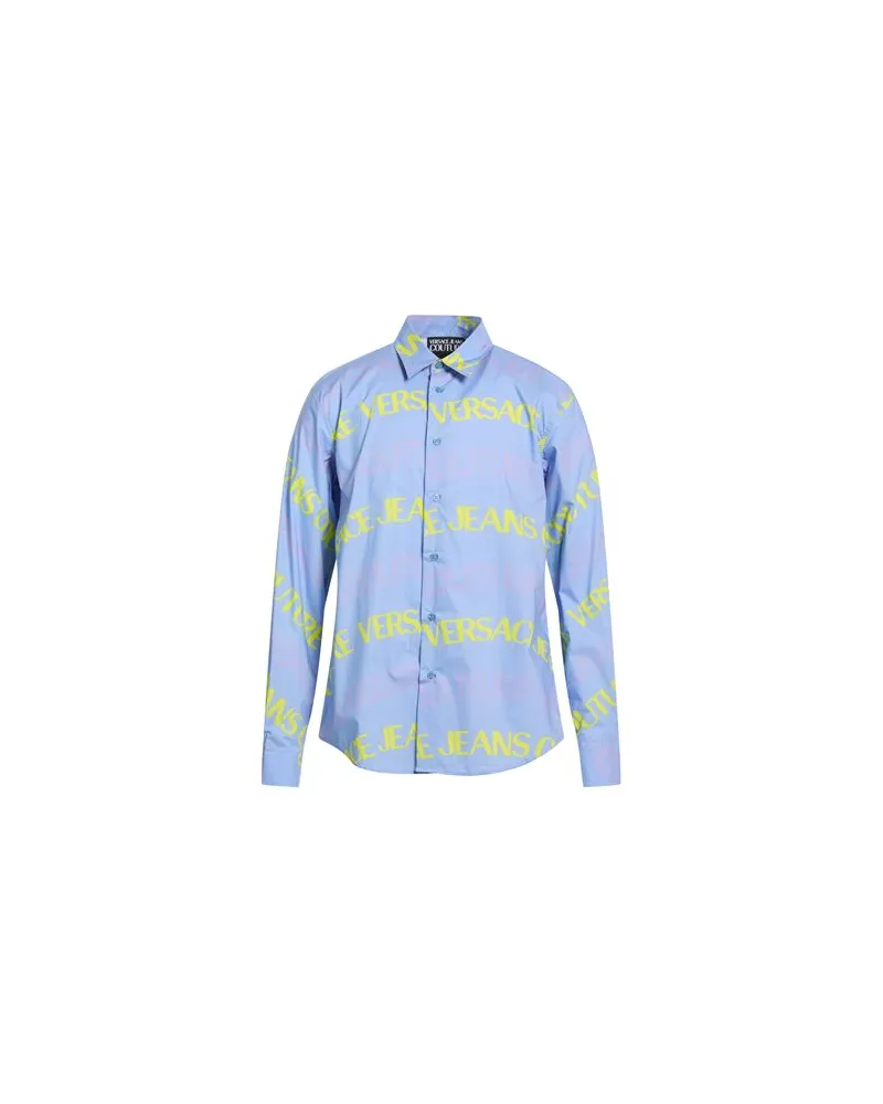 Versace Jeans TOPS - Hemdenauf YOOX.COM Hellblau