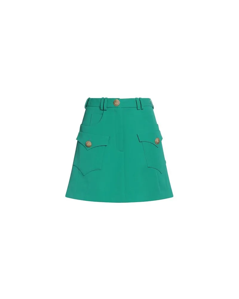 Balmain HOSEN & RÖCKE - Miniröckeauf YOOX.COM Smaragdgrün