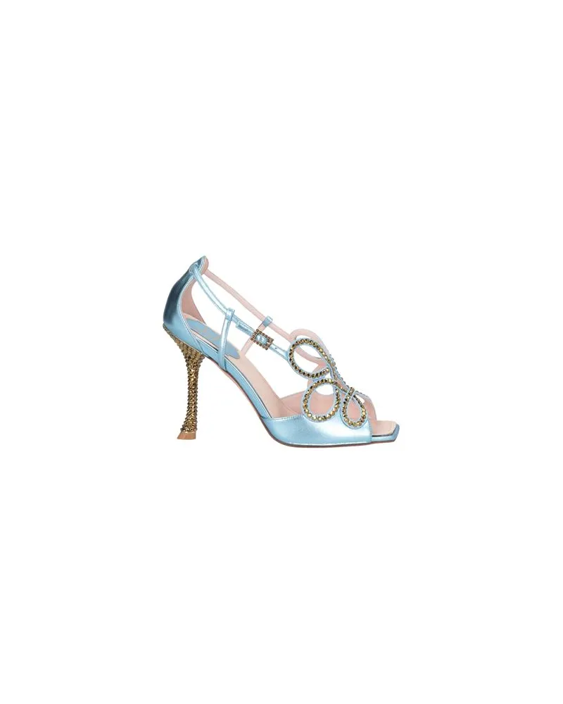 Roger Vivier SCHUHE - Sandalenauf YOOX.COM Blaugrau