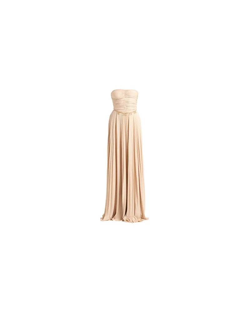 Elisabetta Franchi RED CARPET - KLEIDER - Maxi-Kleiderauf YOOX.COM Sand