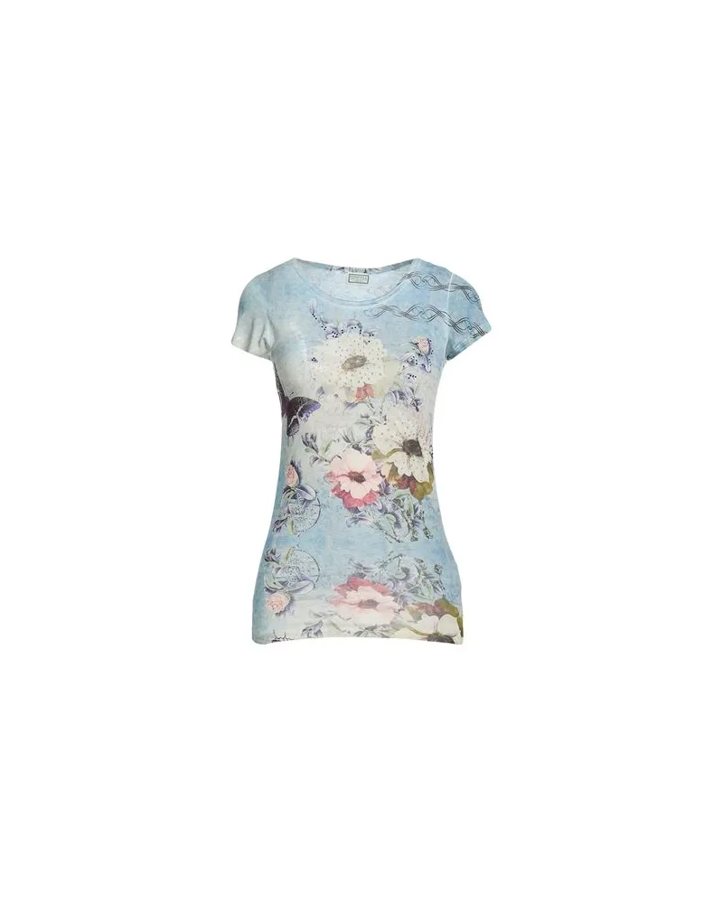 Guess TOPS - T-shirtsauf YOOX.COM Hellblau