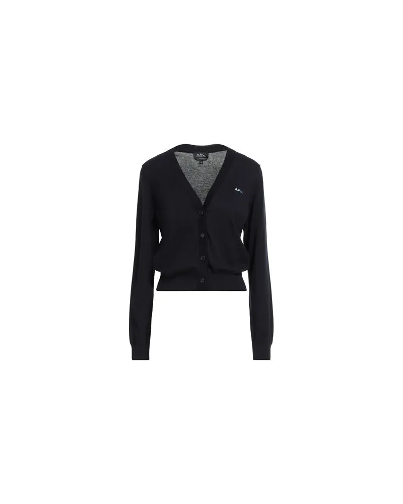 A.P.C. STRICKWAREN - Strickjackenauf YOOX.COM Nachtblau