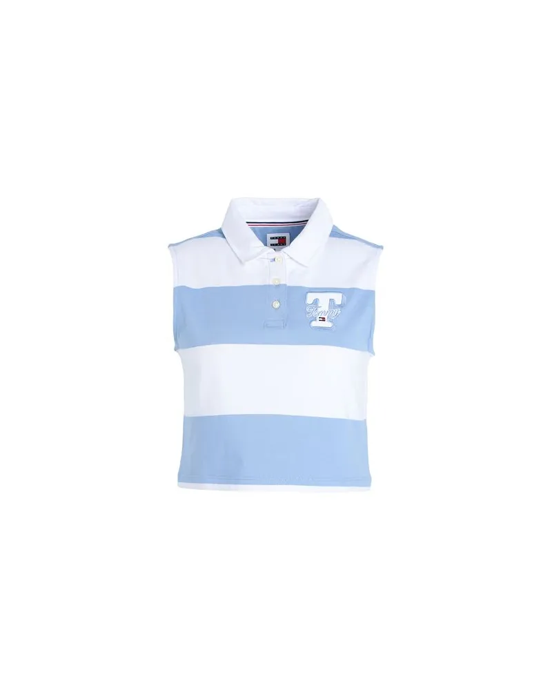 Tommy Hilfiger TOPS - Poloshirtsauf YOOX.COM Hellblau