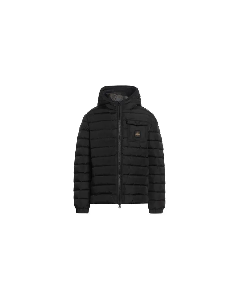 RefrigiWear JACKEN & MÄNTEL - Pufferjacken & Daunenjackenauf YOOX.COM Schwarz