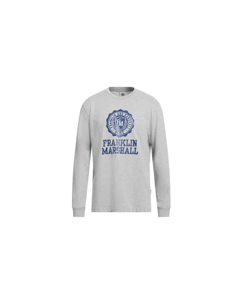 Franklin & Marshall TOPS - T-shirtsauf YOOX.COM Hellgrau