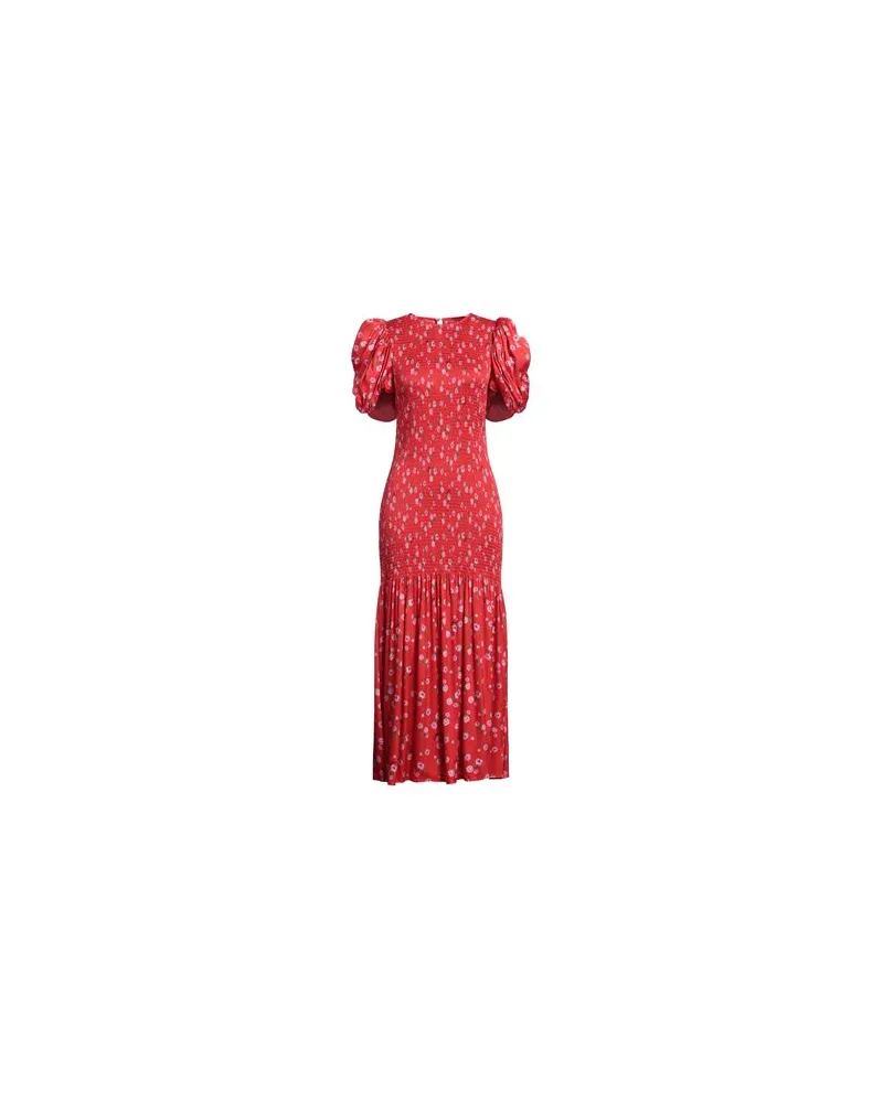 ROTATE Birger Christensen KLEIDER - Midi-Kleiderauf YOOX.COM Rot