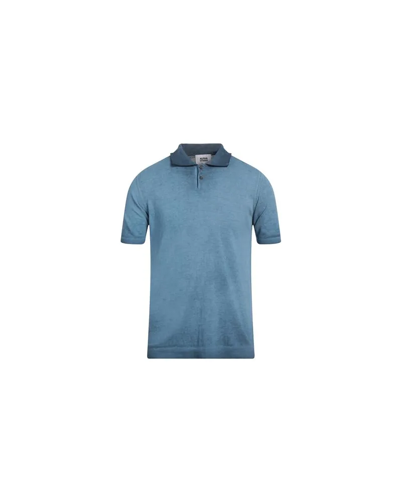 Alpha Studio STRICKWAREN - Pulloverauf YOOX.COM Taubenblau