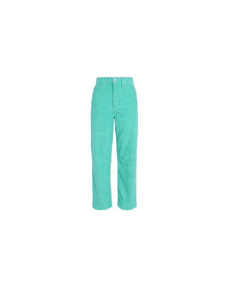 Levi's RIBCAGE STR ANKLE CORD - HOSEN & RÖCKE - Hosenauf YOOX.COM Säuregrün