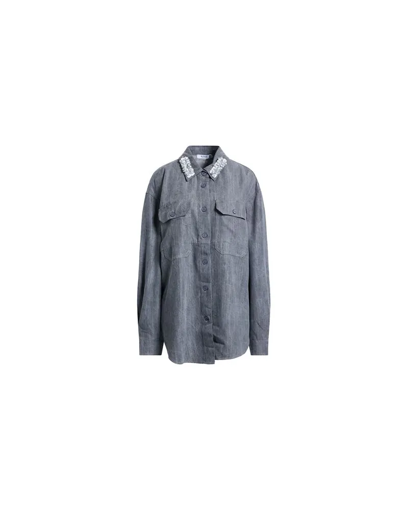 Please TOPS - Jeanshemdenauf YOOX.COM Grau