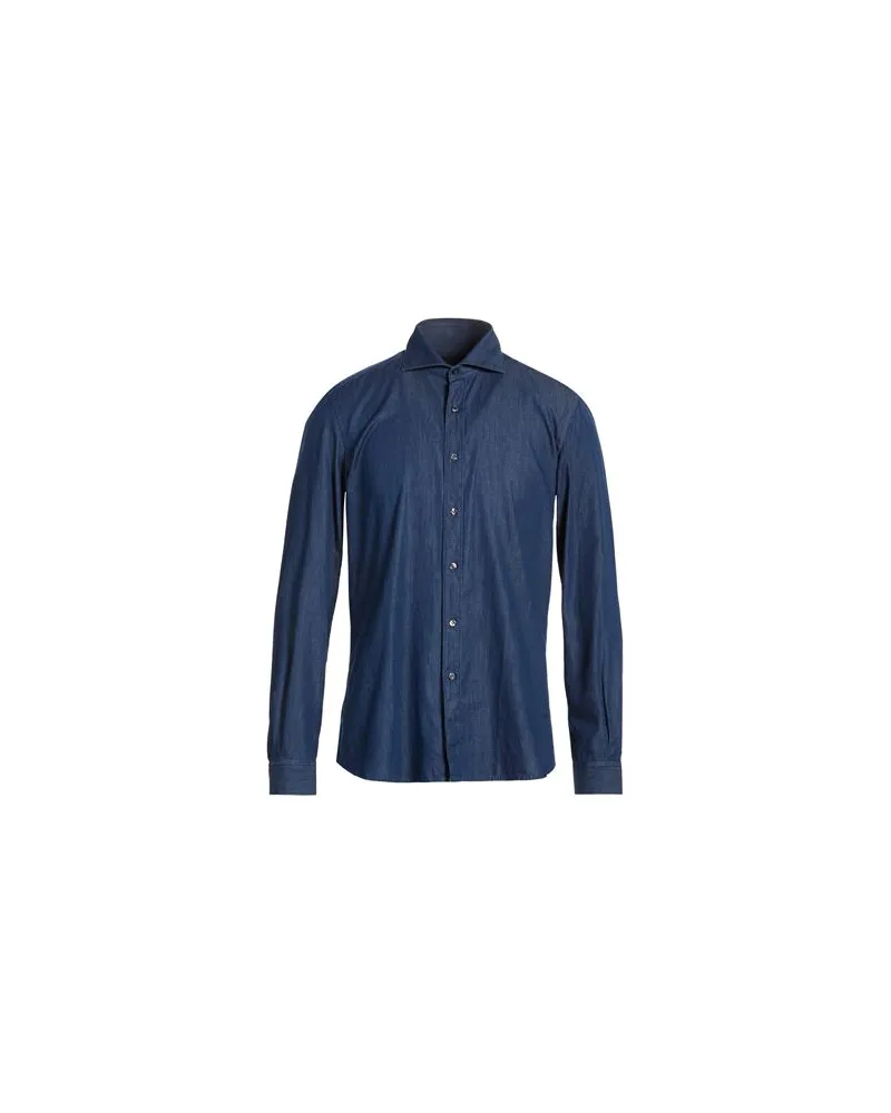 Fay TOPS - Jeanshemdenauf YOOX.COM Blau