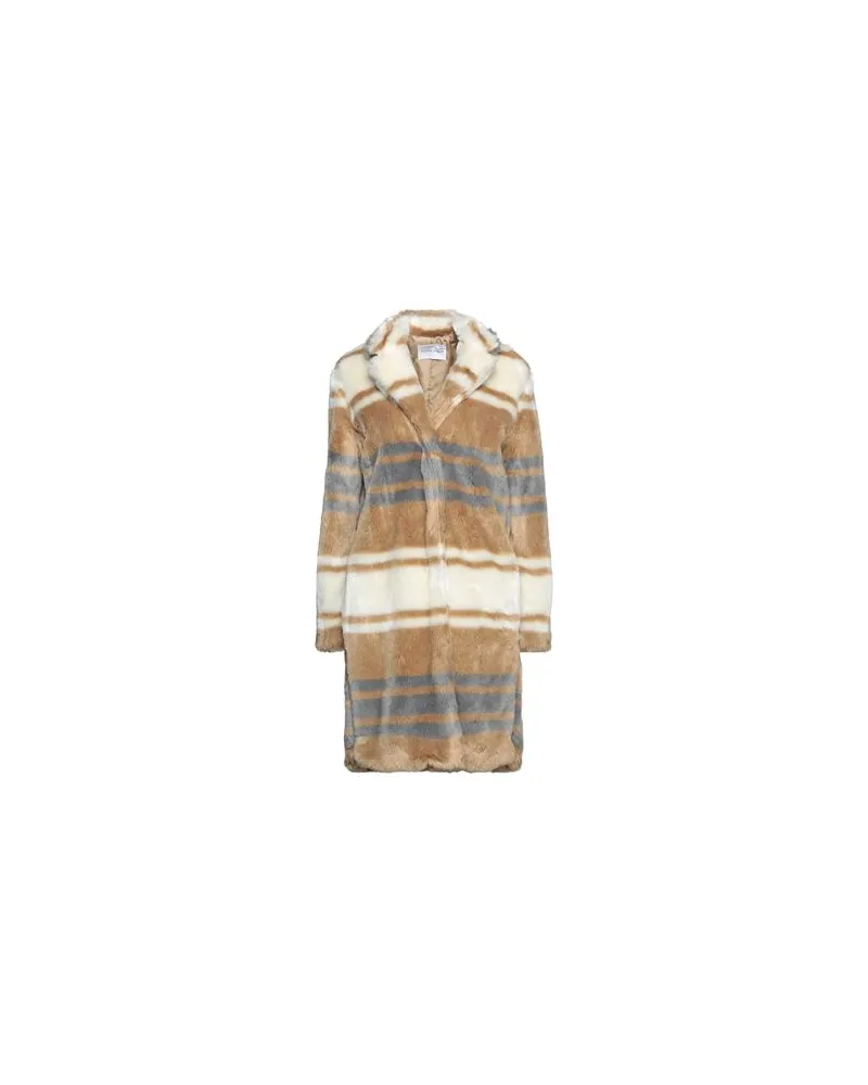 Vicario Cinque JACKEN & MÄNTEL - Shearling- & Kunstfellauf YOOX.COM Kamel