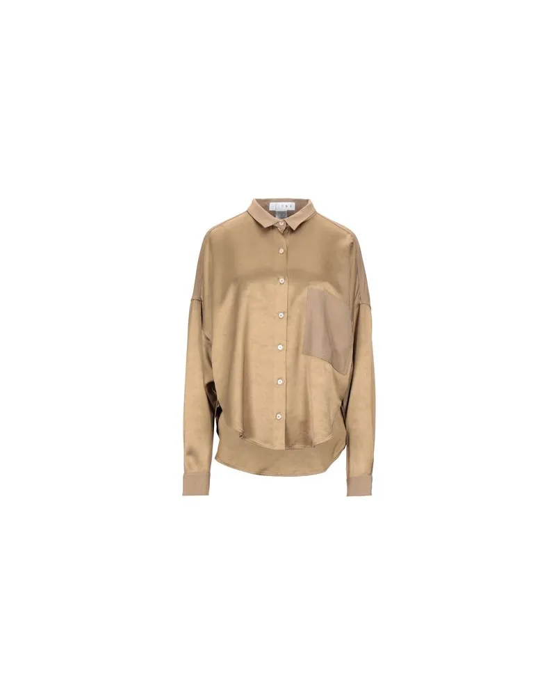 TRE by Natalie Ratabesi TOPS - Hemdenauf YOOX.COM Khaki