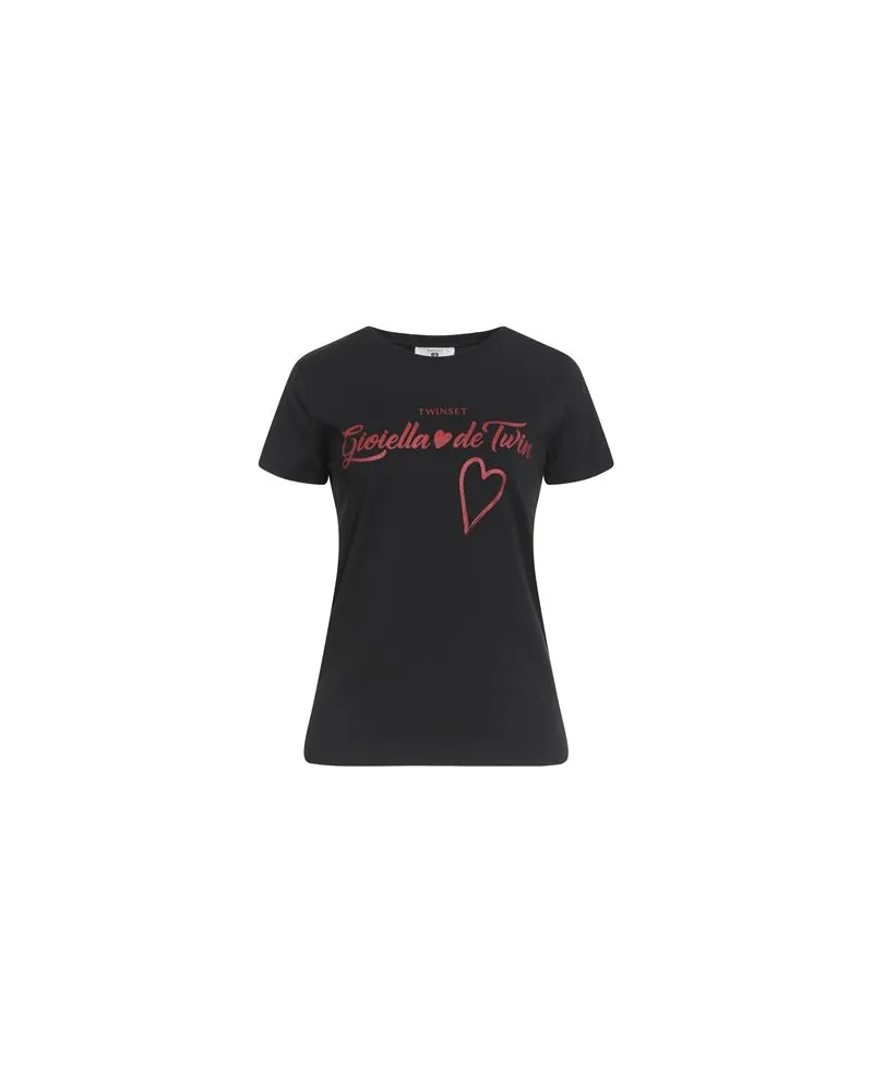 Twin-Set TOPS - T-shirtsauf YOOX.COM Schwarz