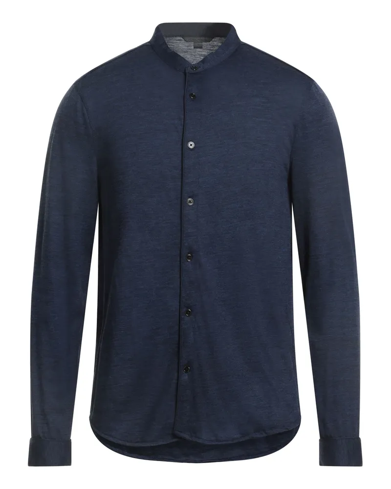 John Varvatos Hemd Marineblau