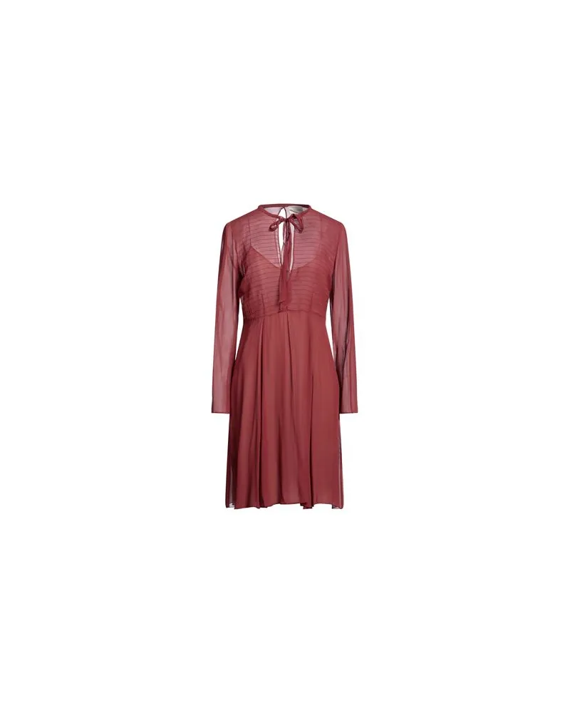 forte_forte KLEIDER - Midi-Kleiderauf YOOX.COM Ziegelrot