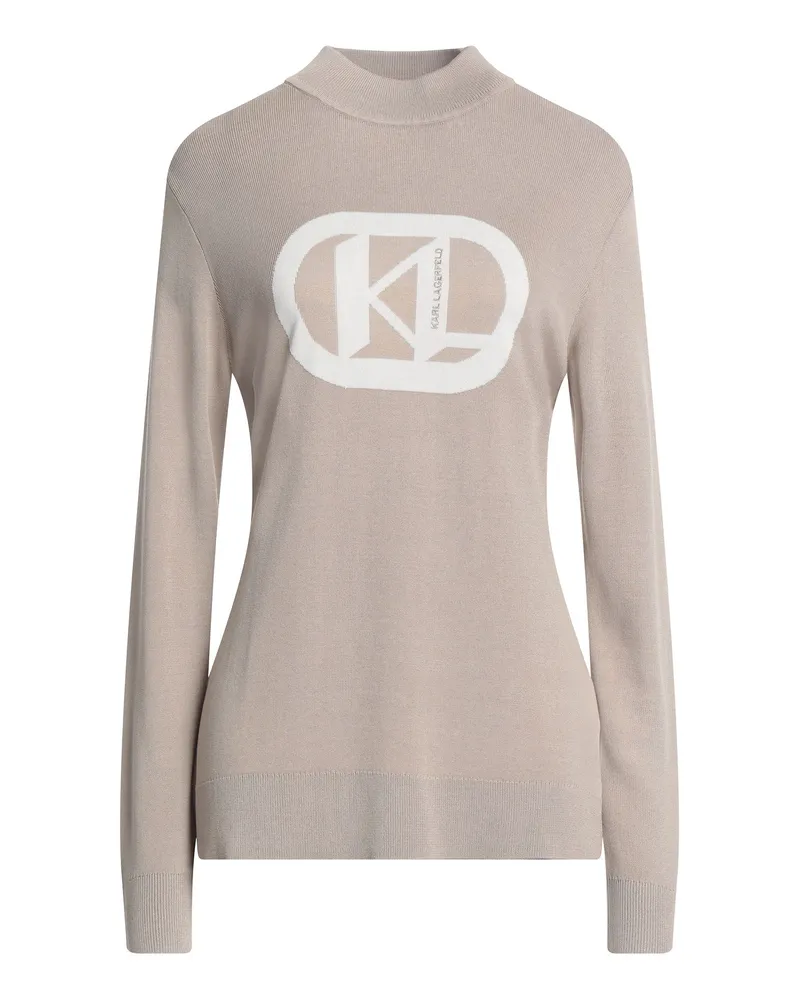 Karl Lagerfeld Rollkragenpullover Khaki