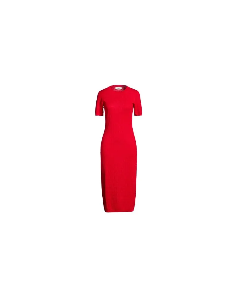Fendi KLEIDER - Midi-Kleiderauf YOOX.COM Tomatenrot