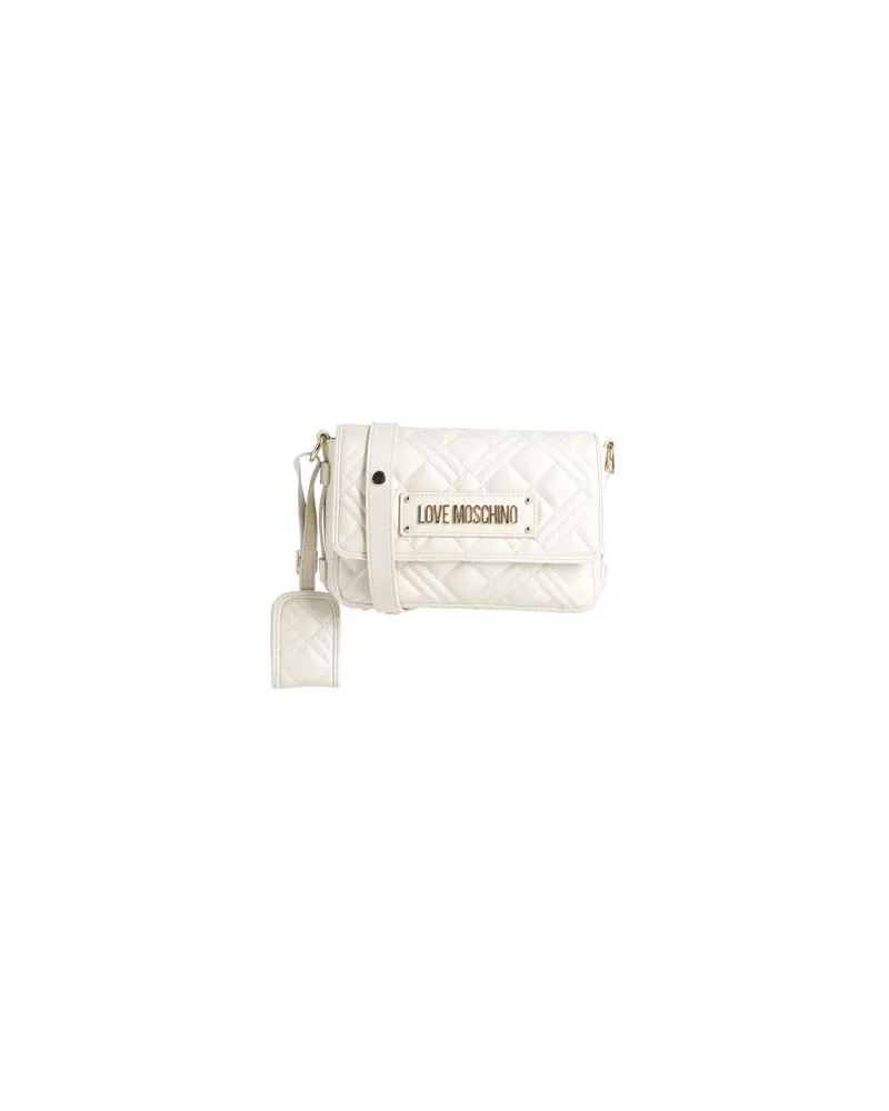 Moschino TASCHEN - Umhängetascheauf YOOX.COM Cremeweiß