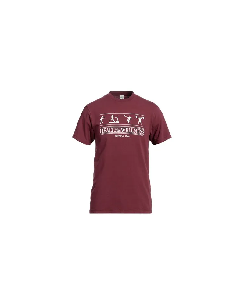 SPORTY & RICH TOPS - T-shirtsauf YOOX.COM Bordeaux