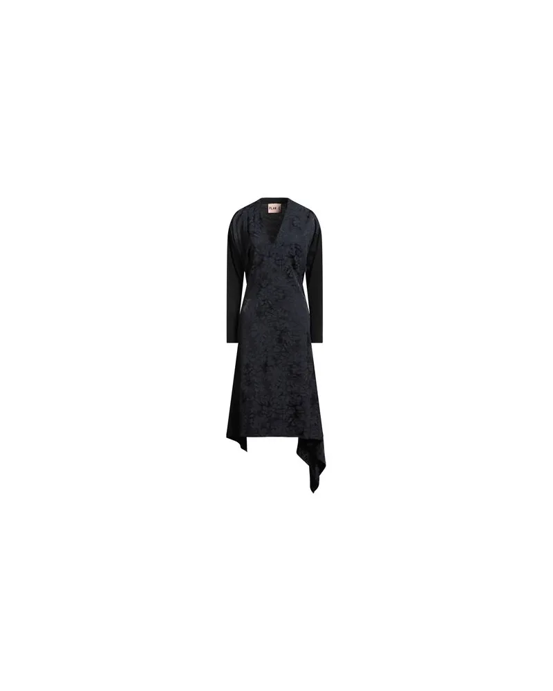 PLAN C KLEIDER - Maxi-Kleiderauf YOOX.COM Marineblau