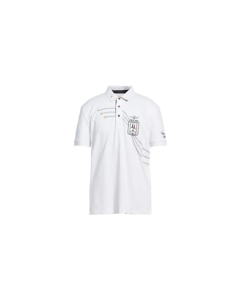 Aeronautica Militare FRECCE TRICOLORI - TOPS - Poloshirtsauf YOOX.COM Weiß