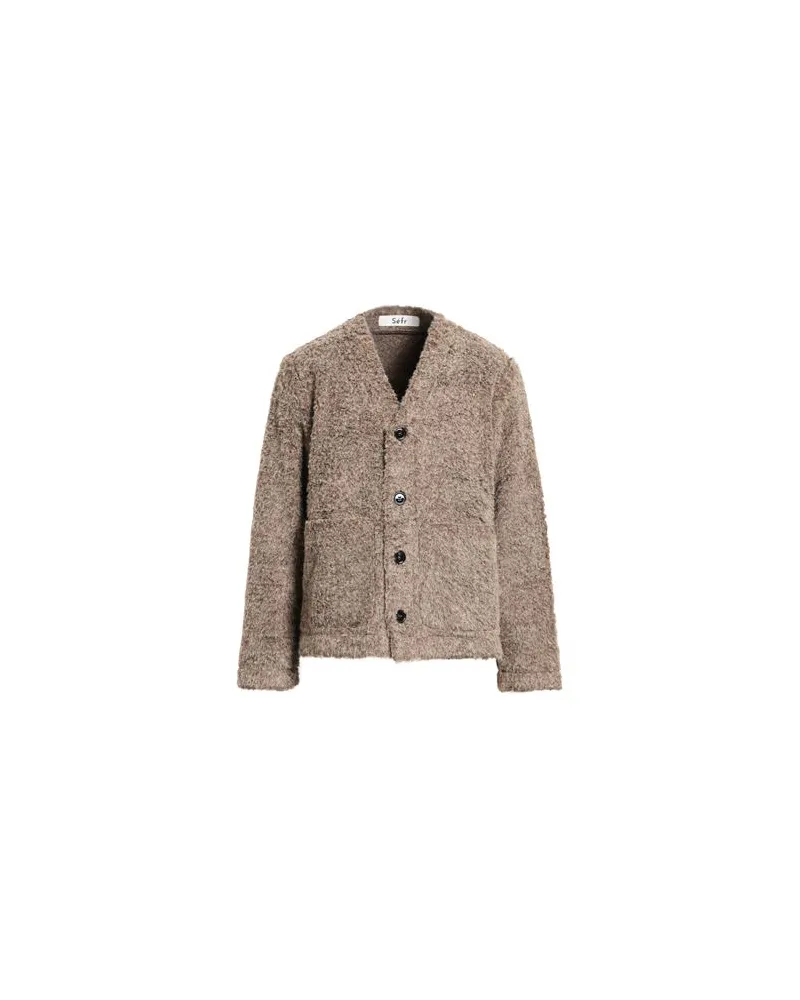 Séfr STRICKWAREN - Strickjackenauf YOOX.COM Kamel