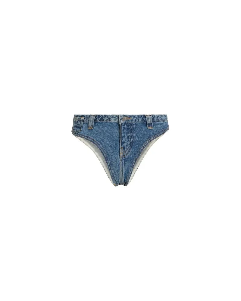 Guess HOSEN & RÖCKE - Jeansshortsauf YOOX.COM Blau