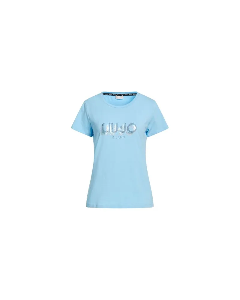Liu Jo TOPS - T-shirtsauf YOOX.COM Himmelblau