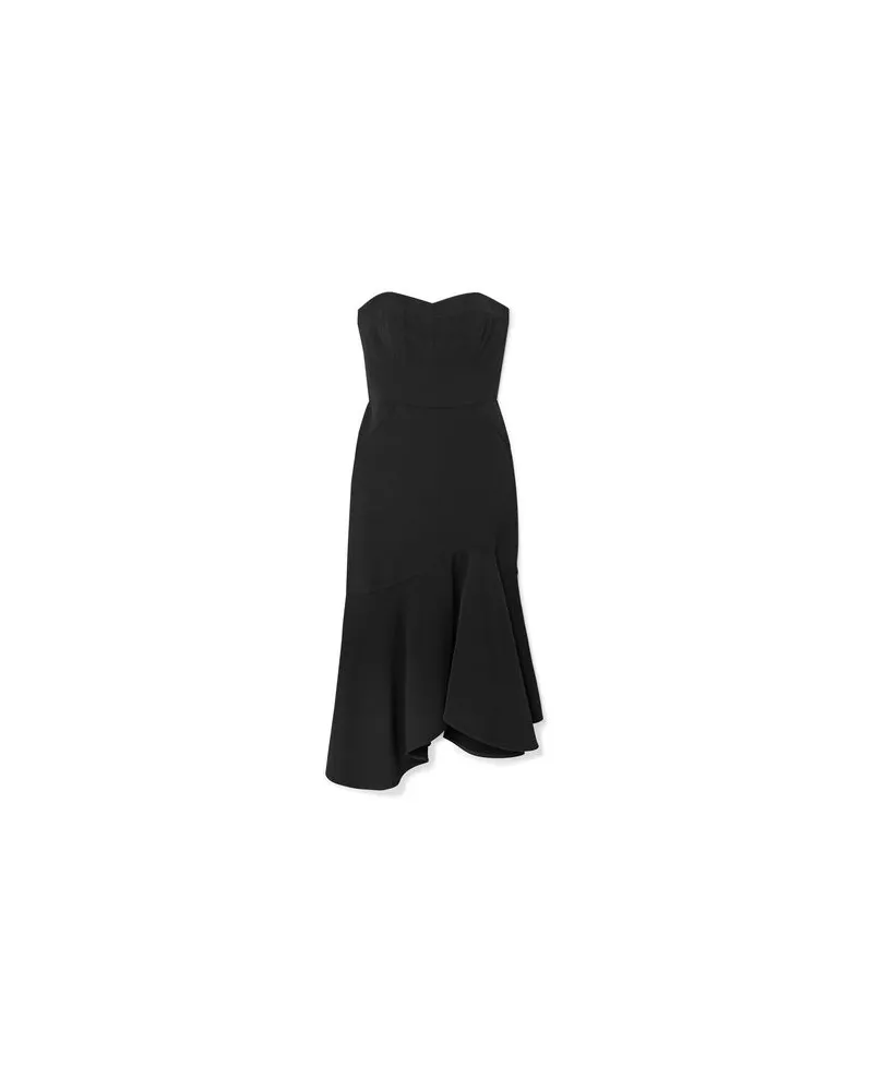 Halston KLEIDER - Midi-Kleiderauf YOOX.COM Schwarz