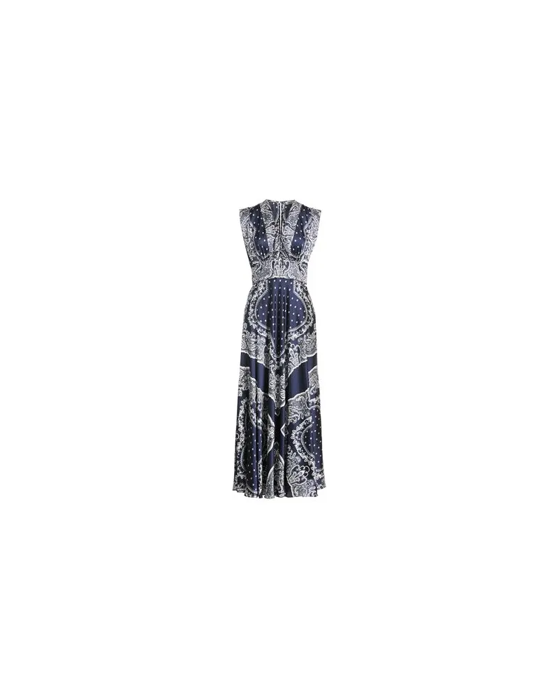 Sandro KLEIDER - Maxi-Kleiderauf YOOX.COM Blau
