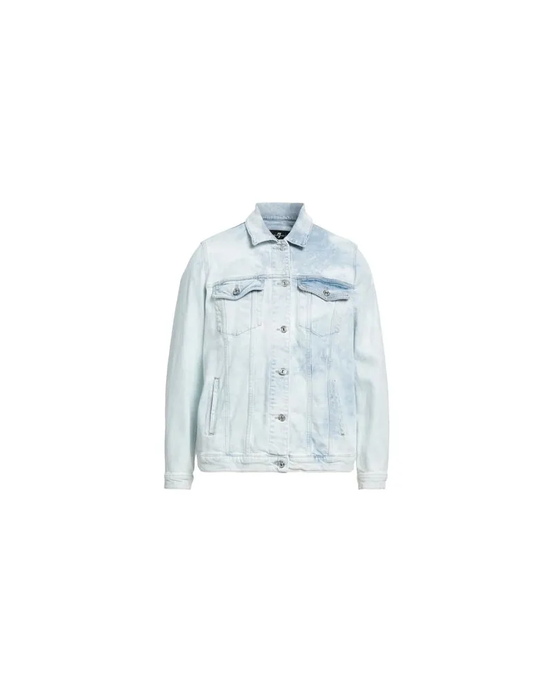 7 for all mankind JACKEN & MÄNTEL - Jeansjacken/Mäntelauf YOOX.COM Blau