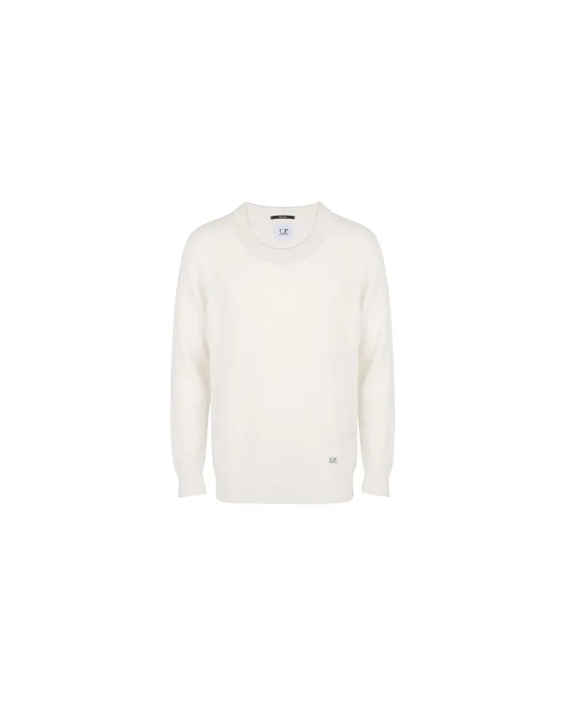 C.P. Company STRICKWAREN - Pulloverauf YOOX.COM Cremeweiß