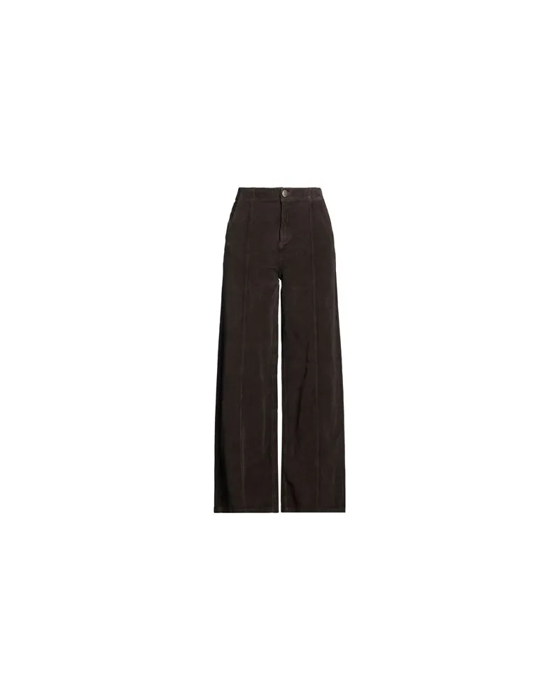 Twin-Set HOSEN & RÖCKE - Hosenauf YOOX.COM Schokobraun