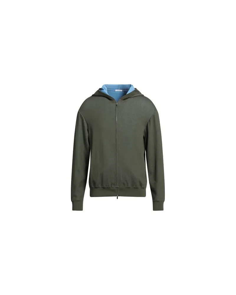 Malo STRICKWAREN - Strickjackenauf YOOX.COM Militärgrün