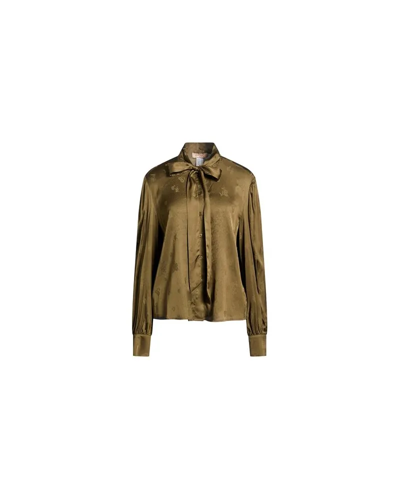 Twin-Set TOPS - Hemdenauf YOOX.COM Militärgrün