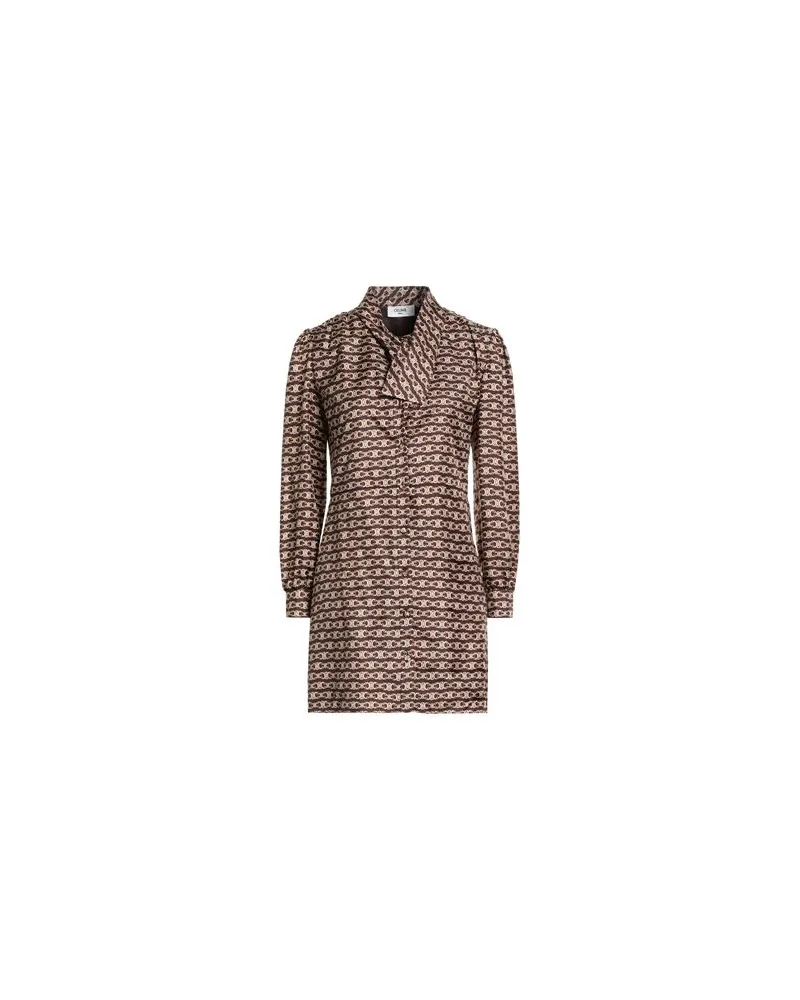 Celine KLEIDER - Mini-Kleiderauf YOOX.COM Schokobraun