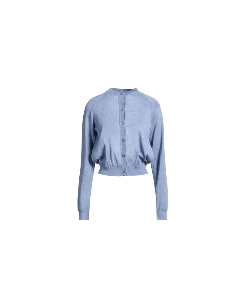Moschino STRICKWAREN - Strickjackenauf YOOX.COM Hellblau
