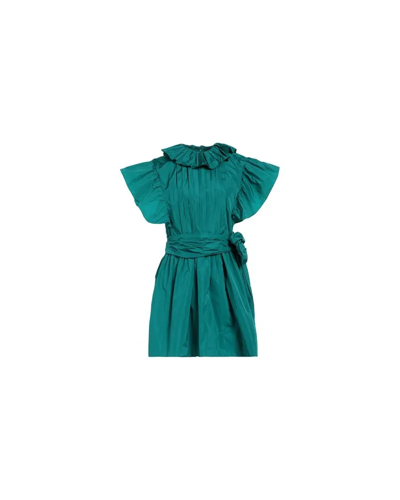 Alberta Ferretti KLEIDER - Mini-Kleiderauf YOOX.COM Smaragdgrün