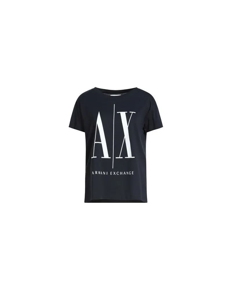 Armani Exchange ICON PERIOD - TOPS - T-shirtsauf YOOX.COM Marineblau