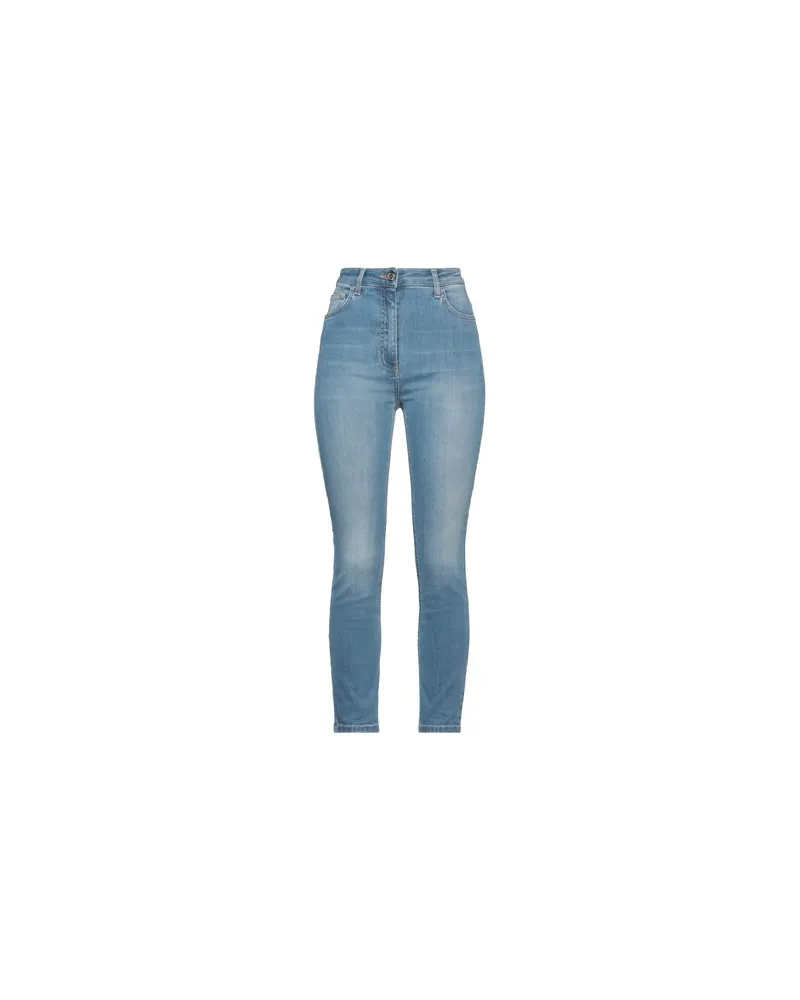Elisabetta Franchi HOSEN & RÖCKE - Jeanshosenauf YOOX.COM Blau