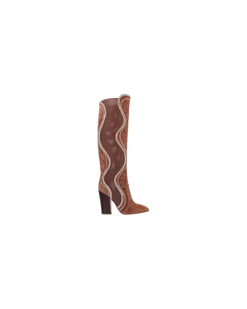 Sergio Rossi SCHUHE - Stiefelauf YOOX.COM Kamel