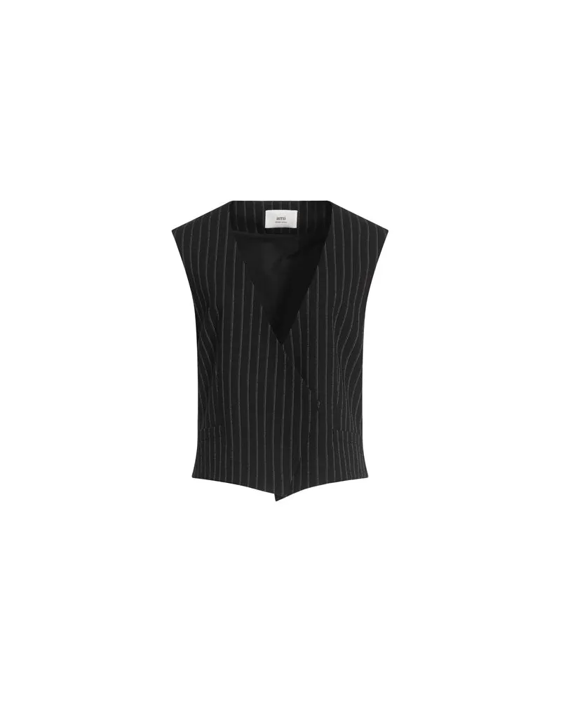 AMI Paris ANZÜGE und CO-ORDS - Couture-Westenauf YOOX.COM Schwarz
