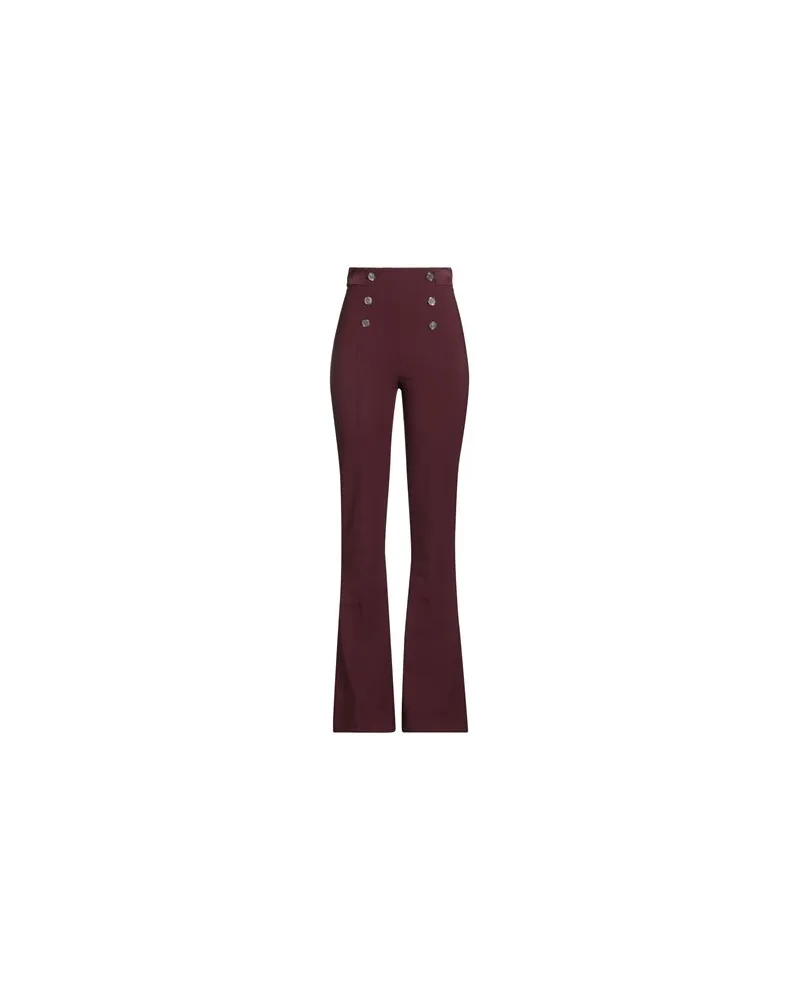 Elisabetta Franchi HOSEN & RÖCKE - Hosenauf YOOX.COM Bordeaux