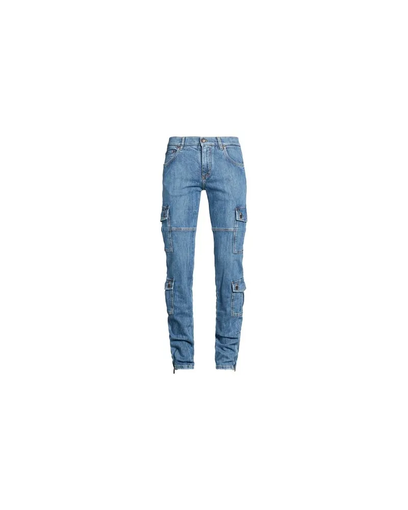 Dolce & Gabbana HOSEN & RÖCKE - Jeanshosenauf YOOX.COM Blau