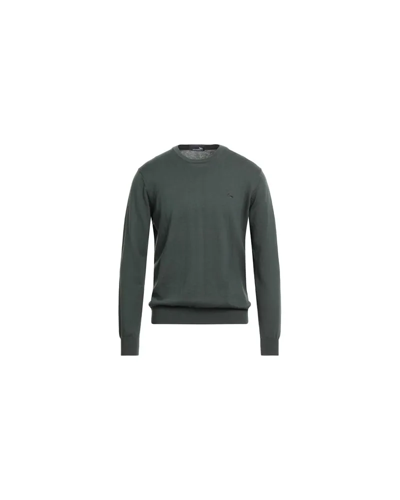 Harmont & Blaine STRICKWAREN - Pulloverauf YOOX.COM Dunkelgrün