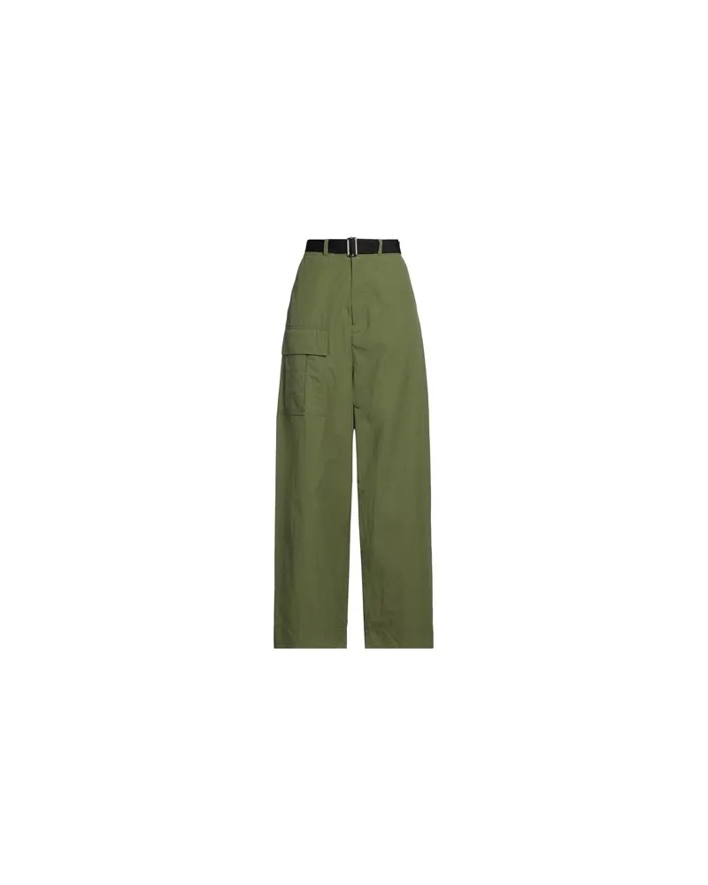 PLAN C HOSEN & RÖCKE - Hosenauf YOOX.COM Militärgrün